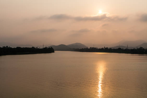 istock View from Thien Mu Pagoda to the sunset over Perfume River 681014666