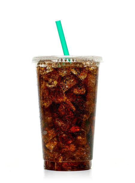 istock Cola with ice and straw in takeaway cup 681015252