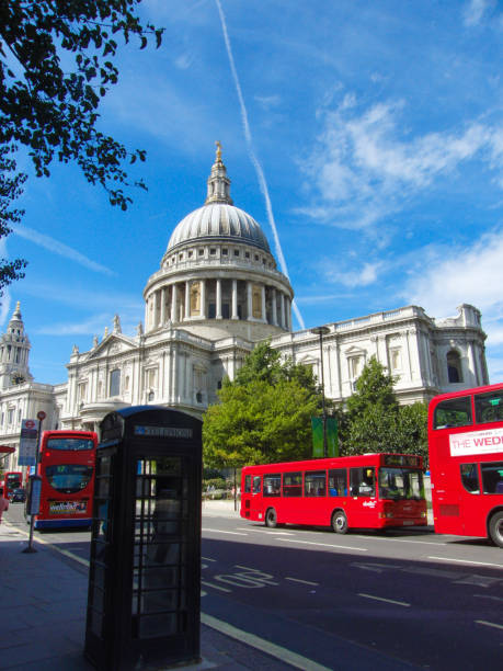 istock St. Paul's Cathedral and red bus in London 681016484