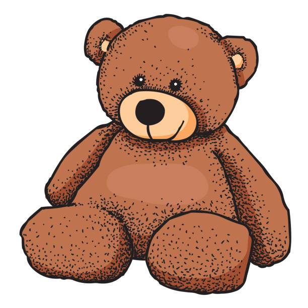 Cartoon Image Of Teddy Bear Stock Illustration - Download Image Now - Teddy  Bear, Clip Art, Dirty - iStock
