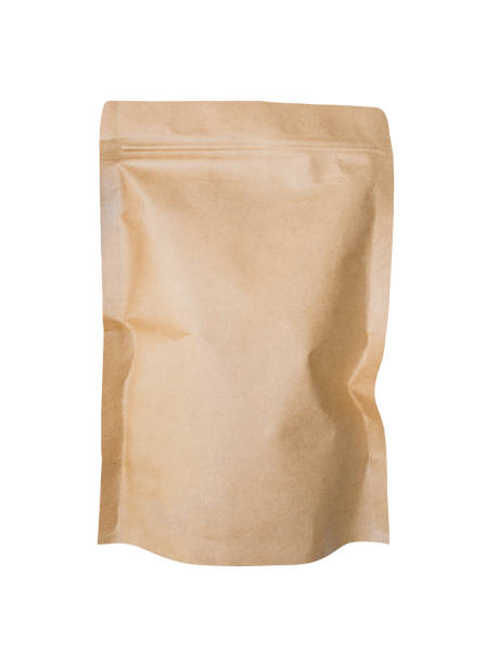 istock Brown paper bag isolated on white 681052554