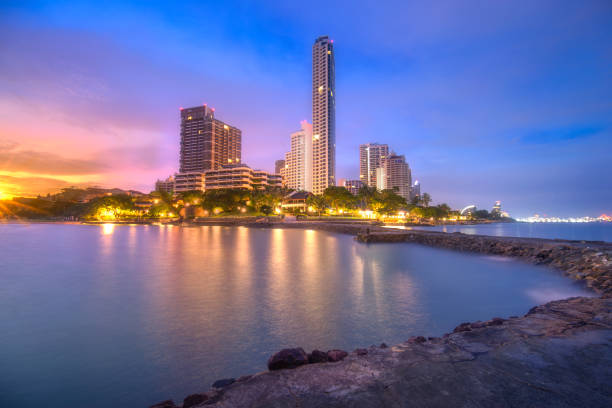 istock Wong Amat Beach at sunrise 681063258