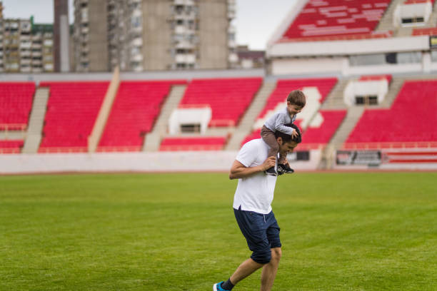 istock Family time at the stadium 681070936