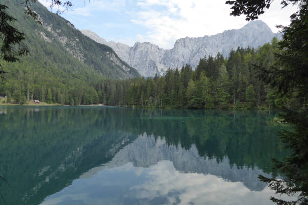 istock Lake Fusine, Italy 681079984