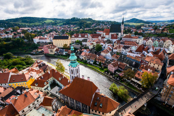 istock cityscape of Cesky Krumlov 681094668