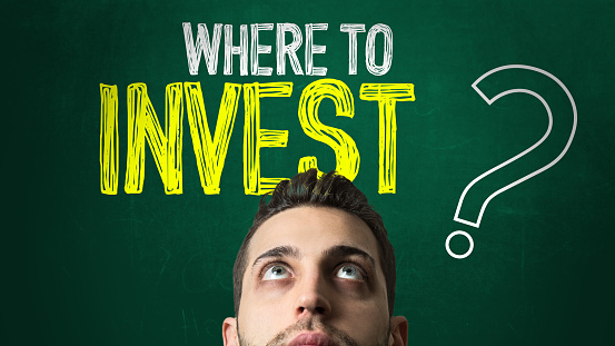 Where to Invest? sign