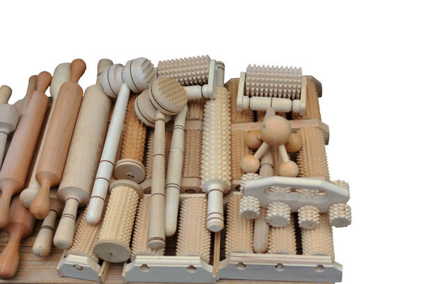 istock Wooden kitchen utensils handmade isolated 681118118