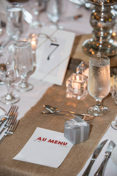 istock Wedding Birthday Reception Decoration, Chairs, Tables and Flowers 681120810