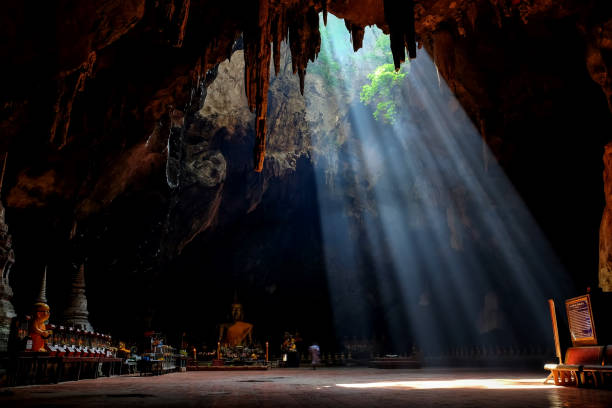 istock Amazing light in Khao Luang Cave in Phetchaburi Province,Thailand 681168748