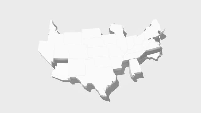 USA map by states 4K