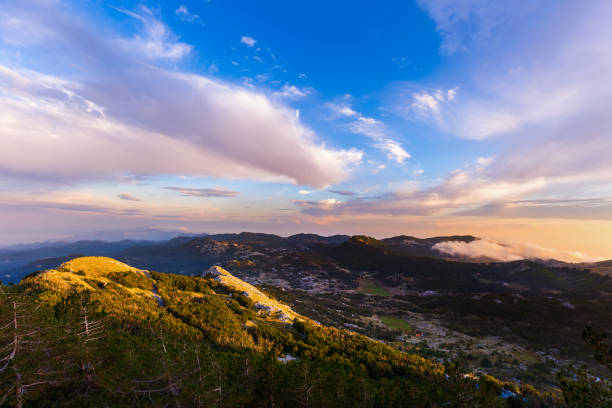 istock Lovcen Mountains National park at sunset - Montenegro 681200178