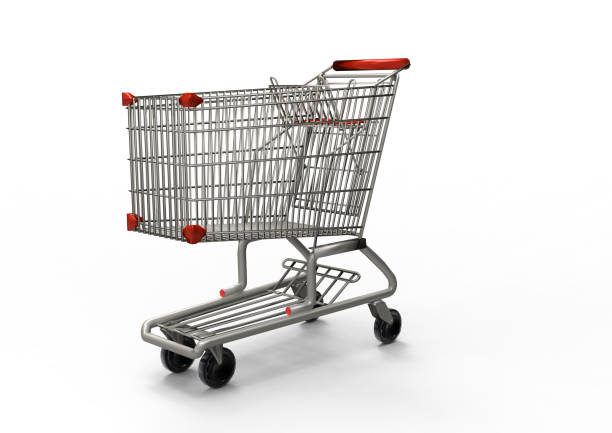 istock shopping cart on white background 681200662