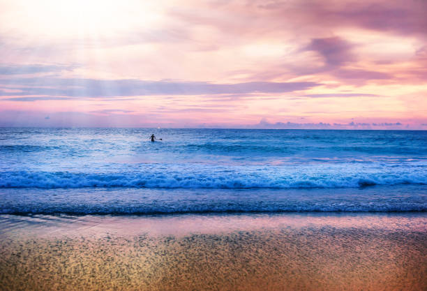 istock Beach sand seascape landscape nature in twilight 681230074