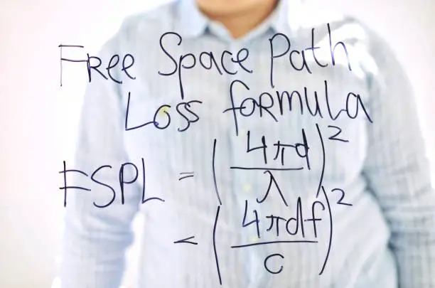 In telecommunication, free-space path loss (FSPL) is the loss in signal strength of an electromagnetic wave that would result from a line-of-sight path through free space (usually air), with no obstacles nearby to cause reflection or diffraction.