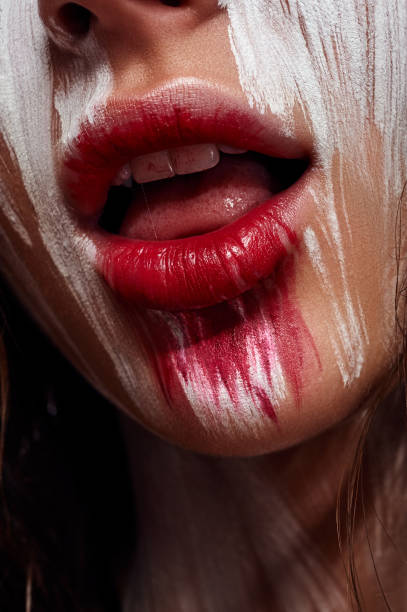 istock Beautiful sexy Woman with open Mouth 681297500