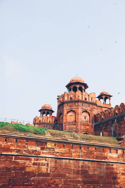 istock Red Fort, Fortress Wall 681300598