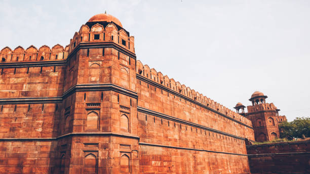 istock Red Fort, Fortress Wall 681300692