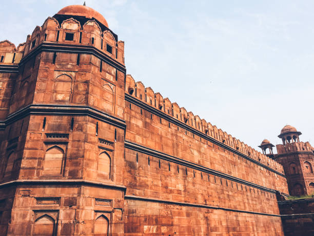 istock Red Fort, Fortress Wall 681300890