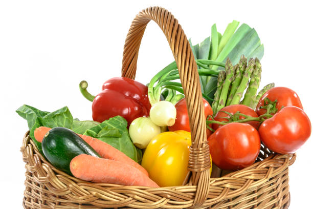 istock Basket full of vegetables 681354328