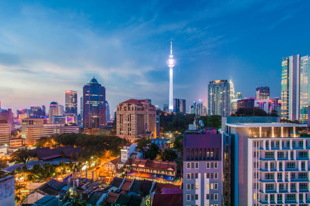 istock Kuala Lumpur, Malaysia city skyline at sunrise 681360512