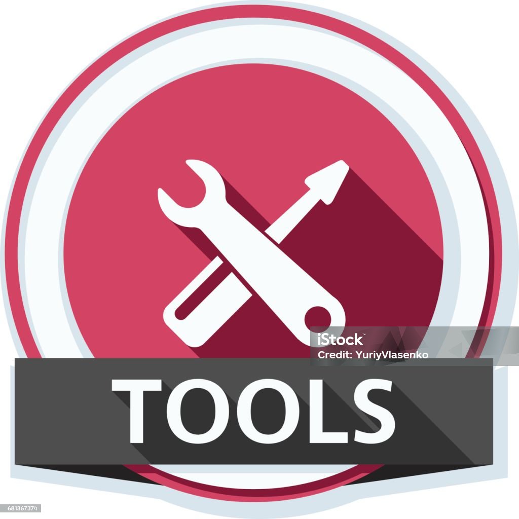 Settings Tool Button Stock Illustration - Download Image Now - Arrow ...