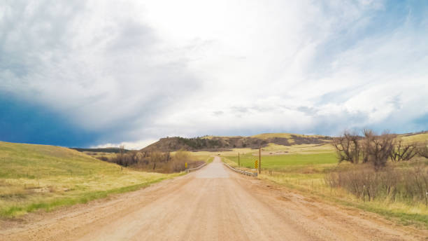 istock Driving through countryside in Eastern Colorado 681388294