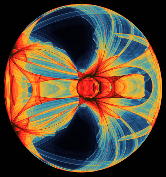 istock Colorful abstract illustartion looks like space planets motion 681394920