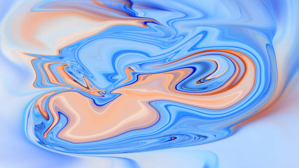 istock Colorful psychedelic liquefied background 681395190