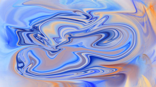 istock Colorful psychedelic liquefied background 681395202