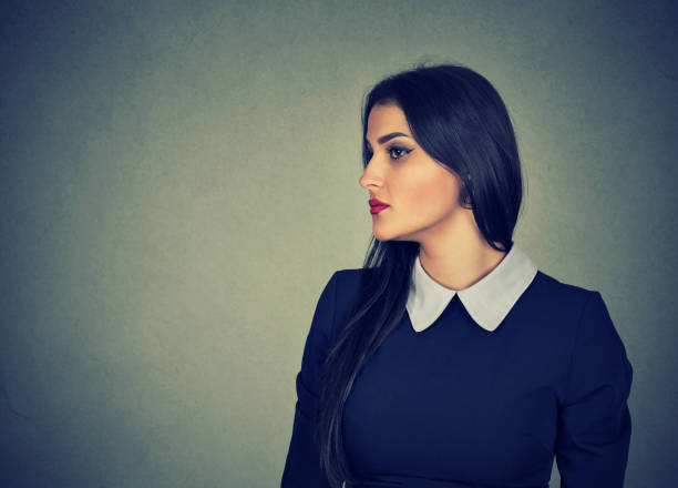 istock Side profile of an attractive woman 681440890