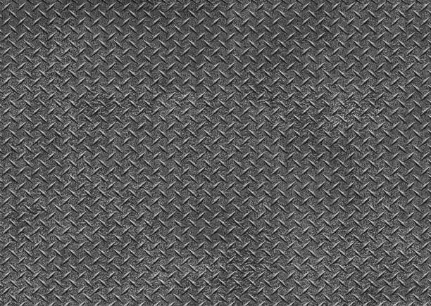 texture piastra metallica, lamiera di ferro, sfondo motivo senza cuciture. illustrazione; 3d - metallico foto e immagini stock