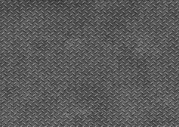 metal plate texture, iron sheet, seamless pattern background. illustration; 3d - aço imagens e fotografias de stock