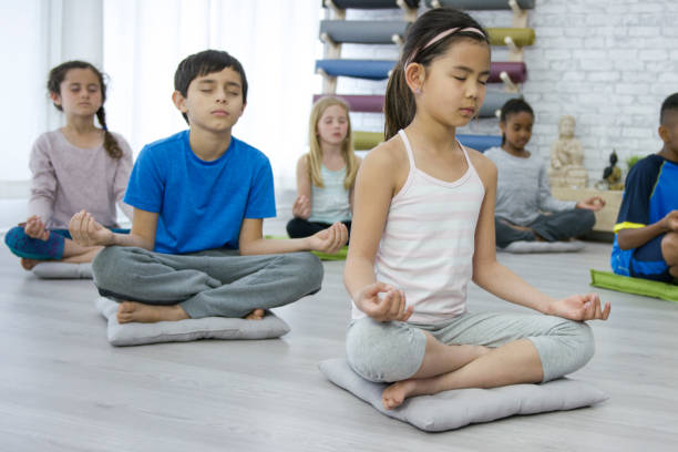istock Kid's Meditation Class 681511868