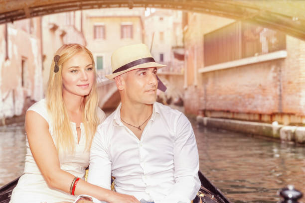 istock Happy couple in Venice 681512488