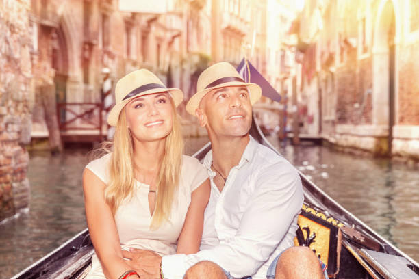 istock Happy couple in Venice 681513390