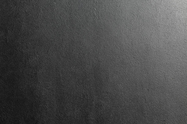 Concrete Wall Shiny Smooth Backgrounds Black Textured stock photo