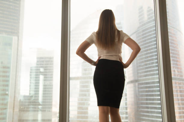 istock Female entrepreneur ponders future in office 681615278