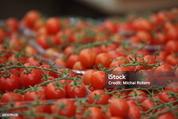 Cherry Tomato Stock Photo - Download Image Now - Agriculture, Backgrounds, Brown