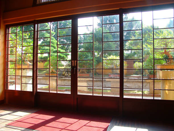 istock Japanese style doors 681650586