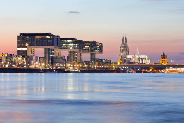 istock Cologne Cathedral and Crane Buildings, Cologne, Germany 681665150