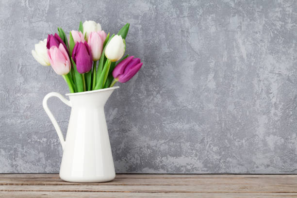 istock Colorful tulips bouquet 681696760