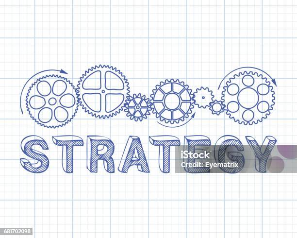 Strategy Paper Image Strategy Graph Paper Stock Illustration - Download Image Now - Activity ...