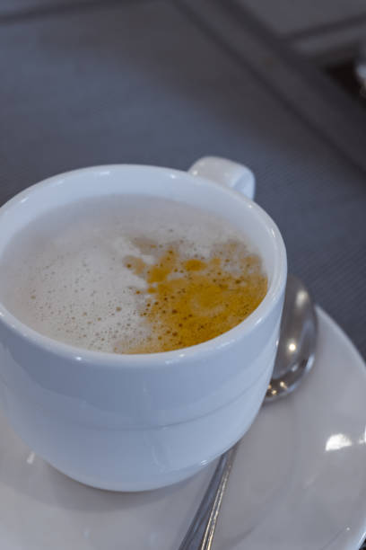 istock cup of coffee and milk foam topping 681712714