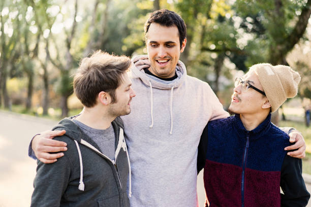 istock Friends having fun in the park 681723054