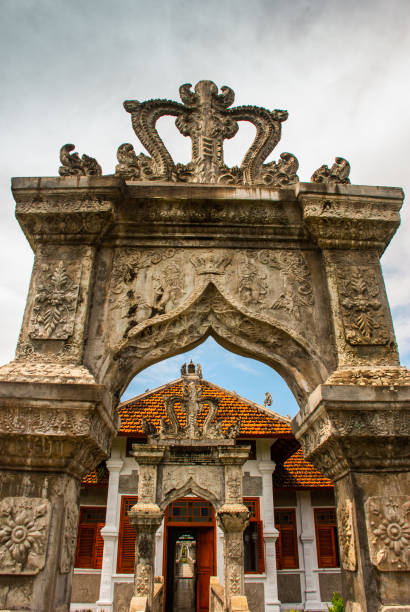 istock Water Palace Udjung. Bridge. Bali, Indonesia 681723266