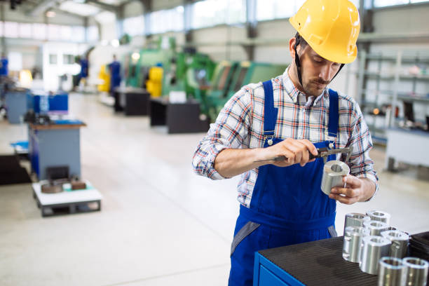 istock Supervisor doing quality control and pruduction check in factory 681732788