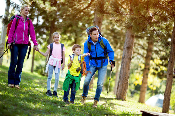 istock Parents and child on a adventure day 681732994