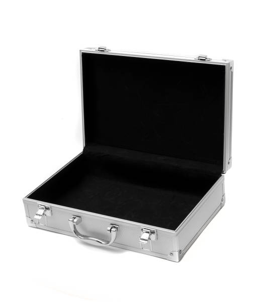 istock stainless steel suitcase storage box isolated on white background 681733622