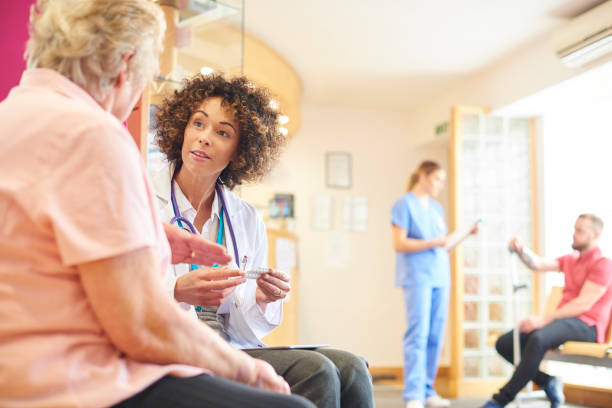 istock Asking the doctor about her medication 681733790