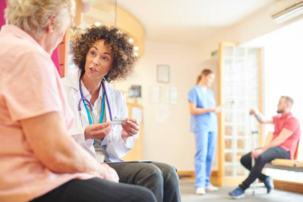 istock Doctor's advice for senior patient 681734198